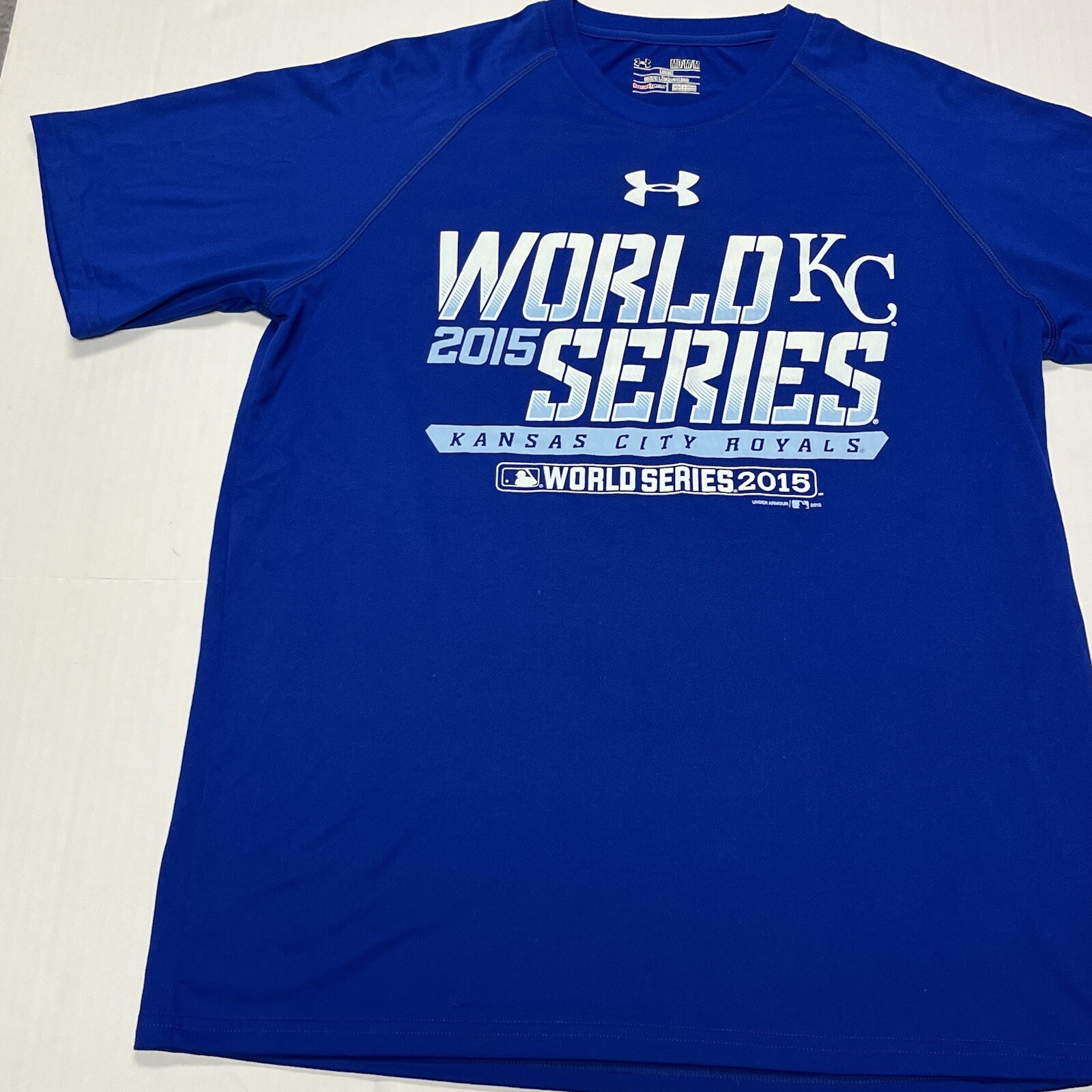 Kansas City Royals Under Armour Loose Heatgear Athletic T-Shirt Men Medium WS15