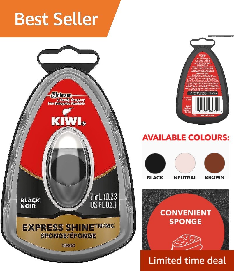 Versatile Express Shoe Polish Sponge – Quick Shine for Leather Shoes & Furniture