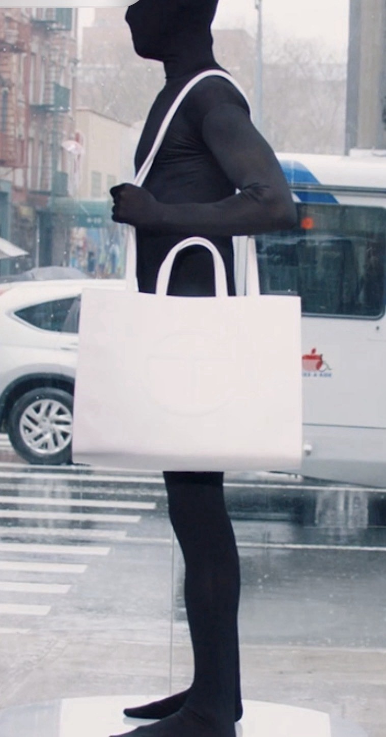 Authentic Telfar Large Shopper in Black