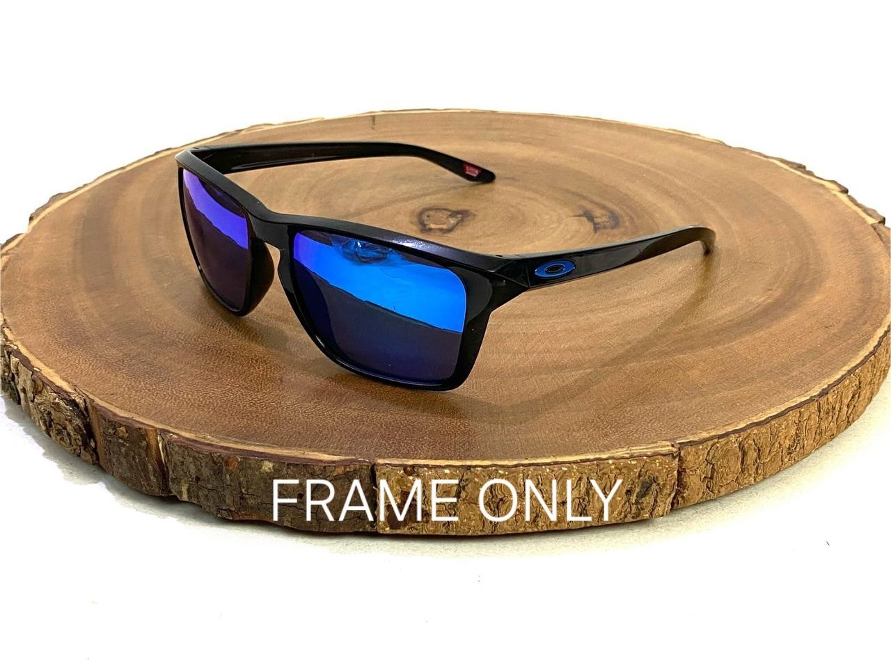 Oakley Sunglasses Sylas Black FRAME ONLY OO9448-2457 Blue Icons 57 17 142 mm