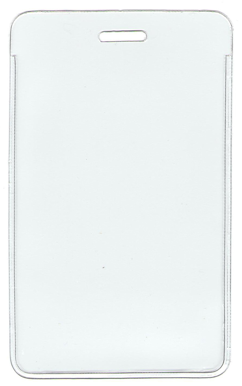 WHOLESALE 10 25 50 100 VERTICAL VINYL ID BADGE HOLDER INSERT SIZE 4″ H x 2.6″W
