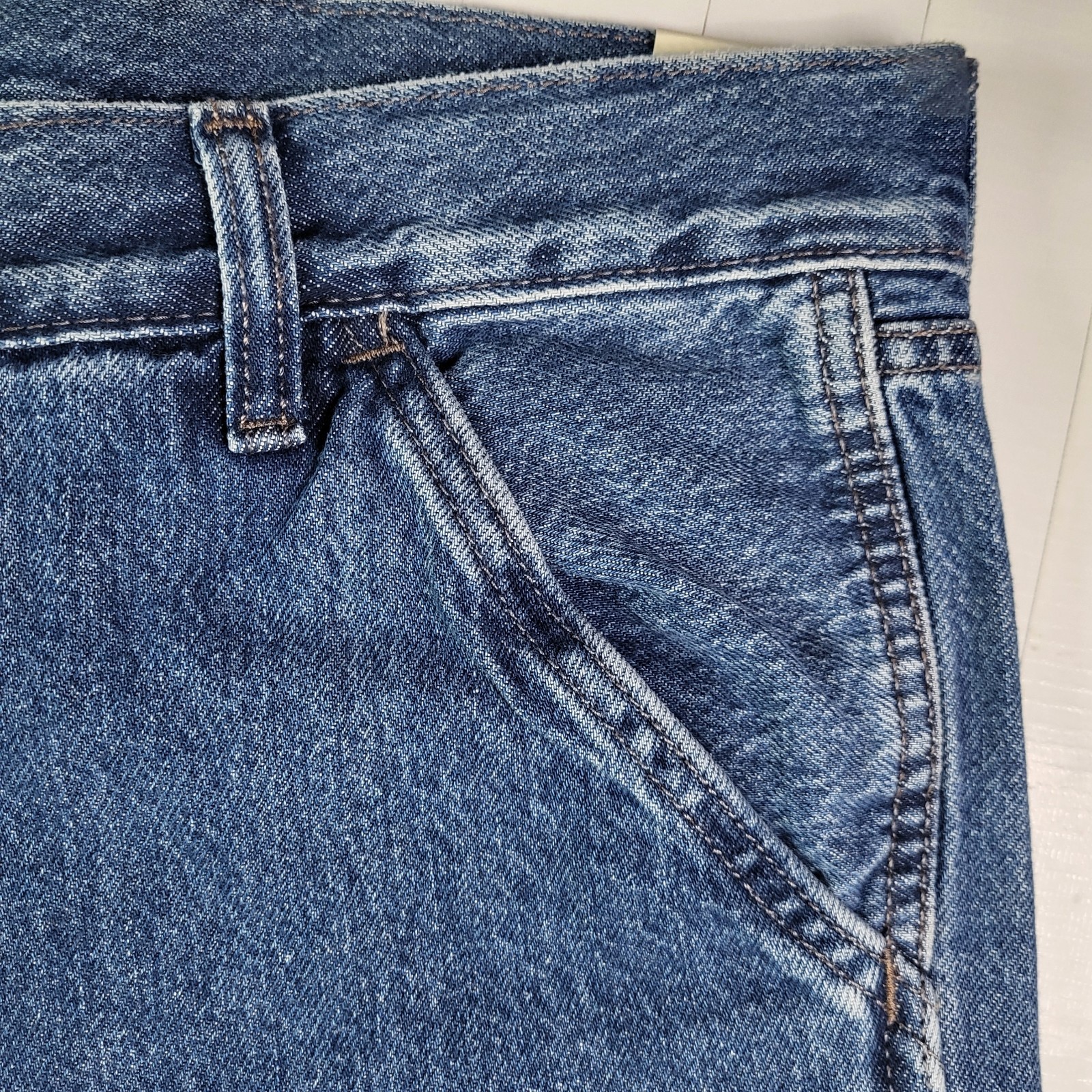 Levis Premium 568 Cargo Jeans 34×32 Men’s Loose Straight Blue New With Tags