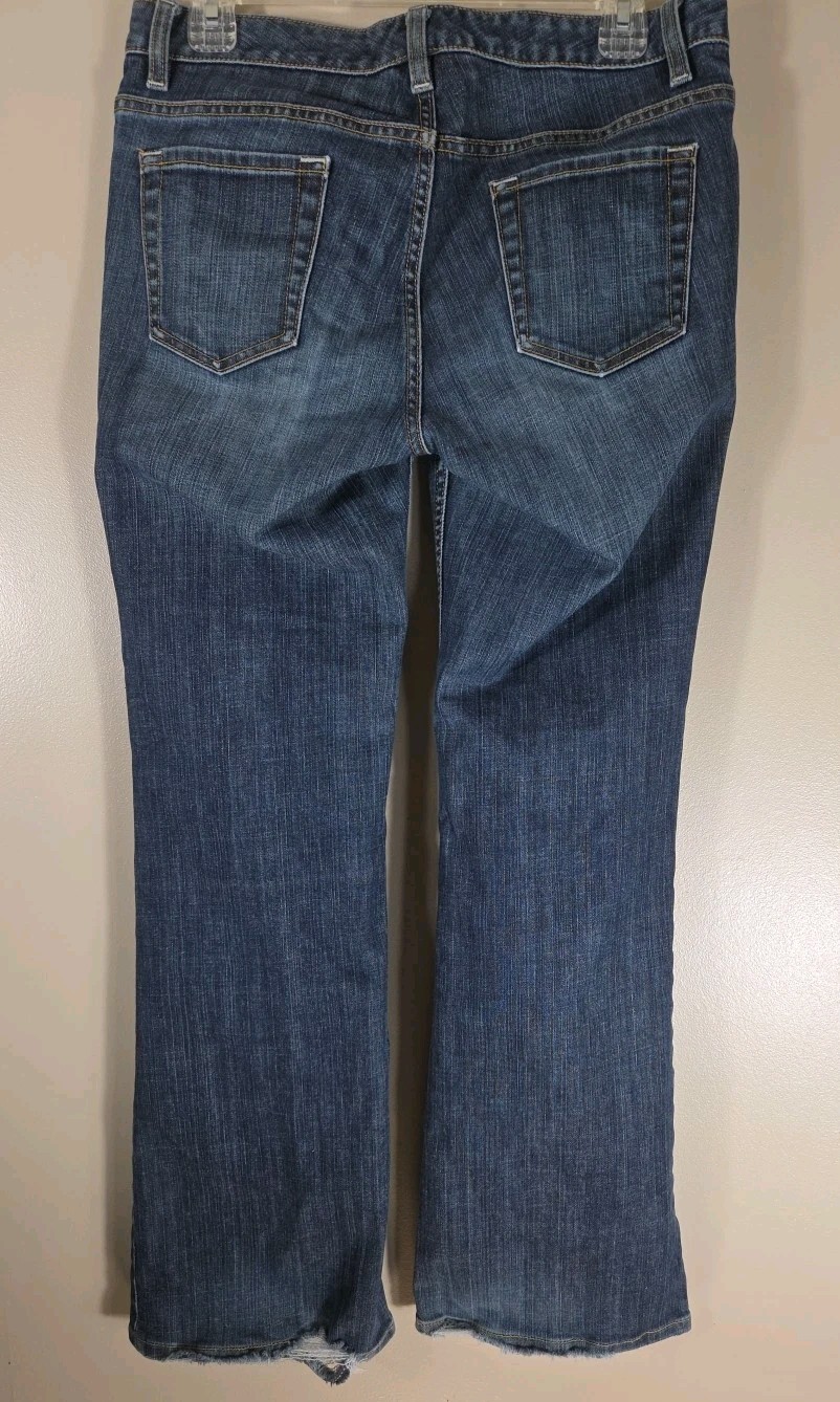Banana Republic Womens Size 4 Contoured Boot Cut Stretch 32×30 Low Rise Jeans