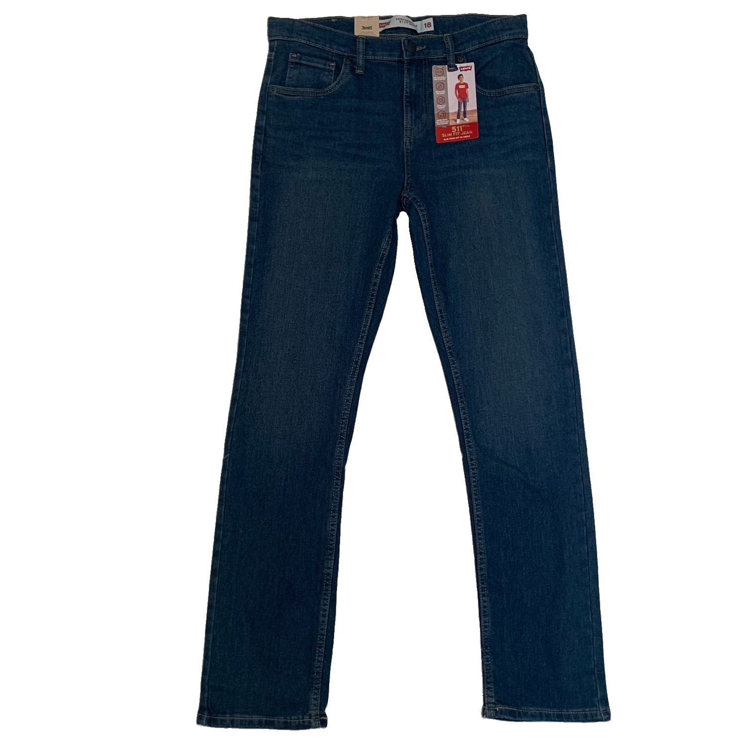 Levi’s 511 Slim Fit Skinny Jeans Boys, Stretch, Adjustable Waist, 18 REG – 29×31