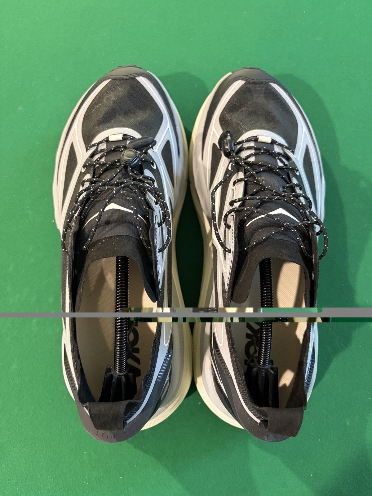 Hoka One One Stinson One7 Unisex M13 W14 Stellar Grey Eggshell Shoes 1168931 SGS
