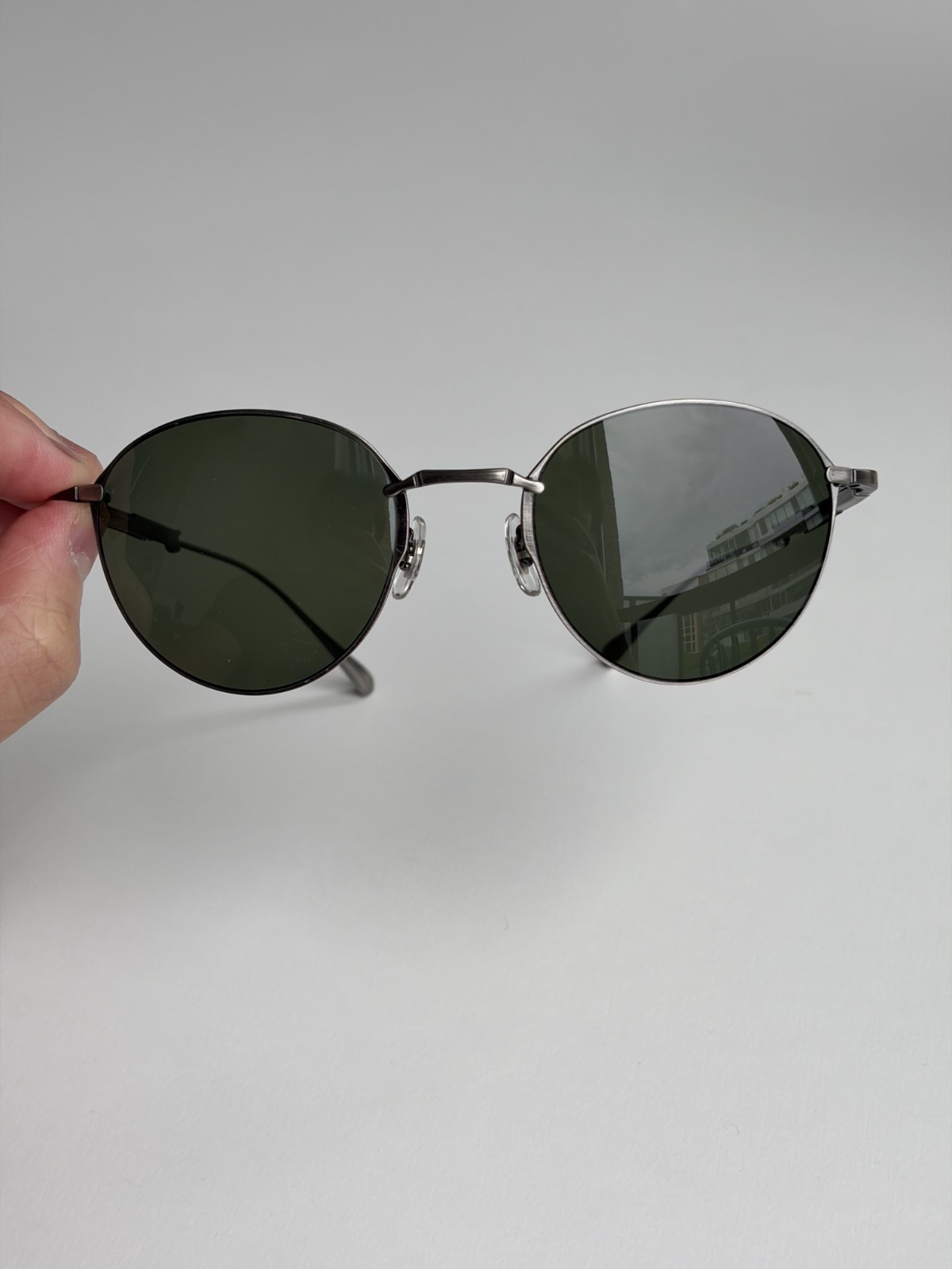 EXCELLENT Mr. Leight Mulholland 48 titanium sunglasses – Pewter/G15 – made in JP