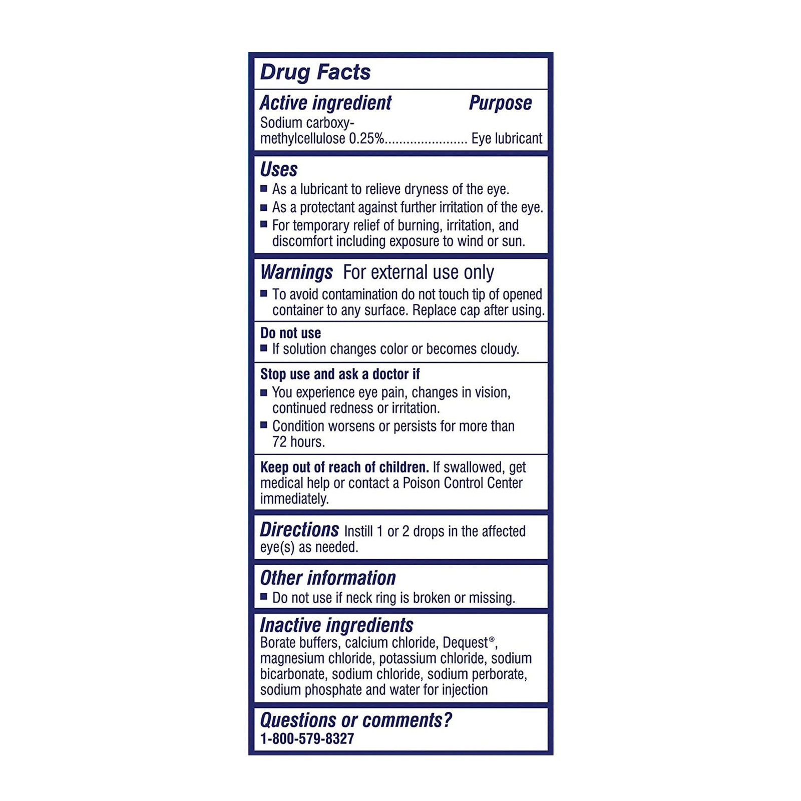 TheraTears Dry Eye Drops, Lubricating, 1 Fl Oz, 2 Pack