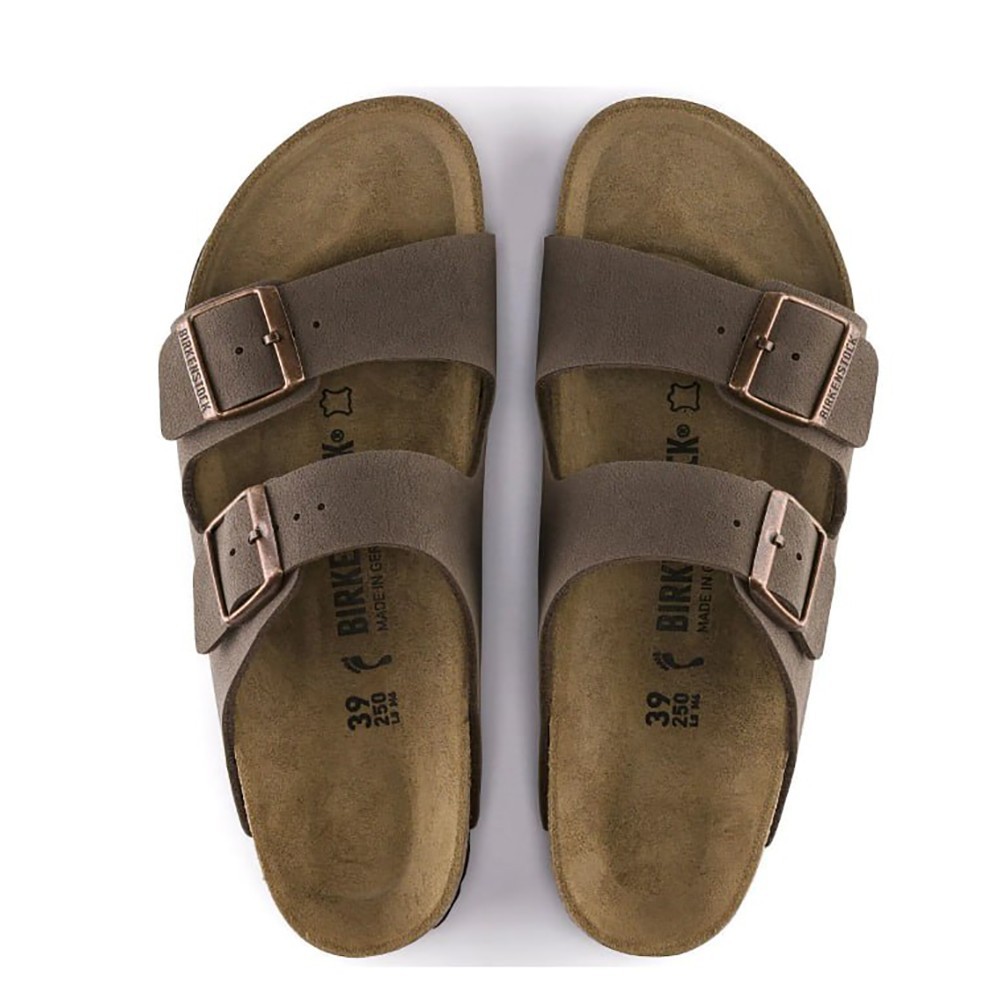 Birkenstock Unisex Arizona Birko-Flor Mocha Sandals Select Size