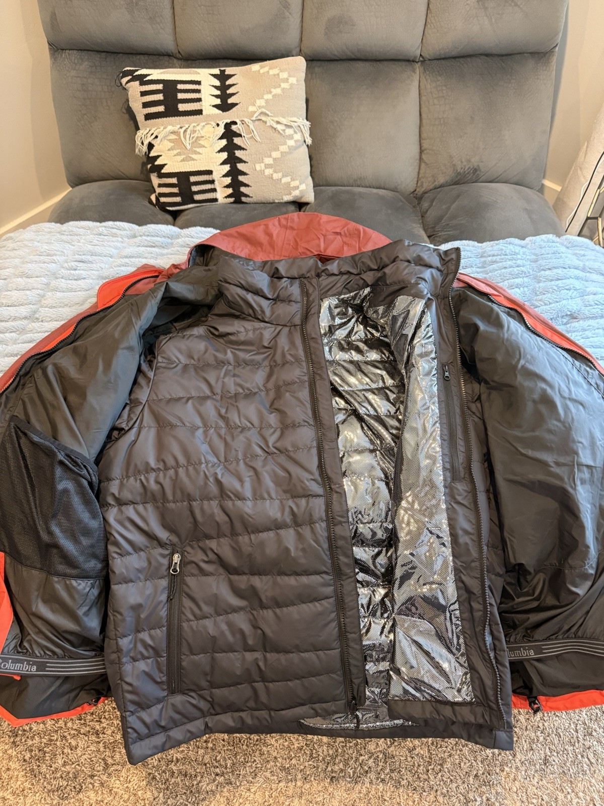 Columbia Nordic Point FS 3 In 1 Interchange Coat – Mens XL – Omnitech Waterproof