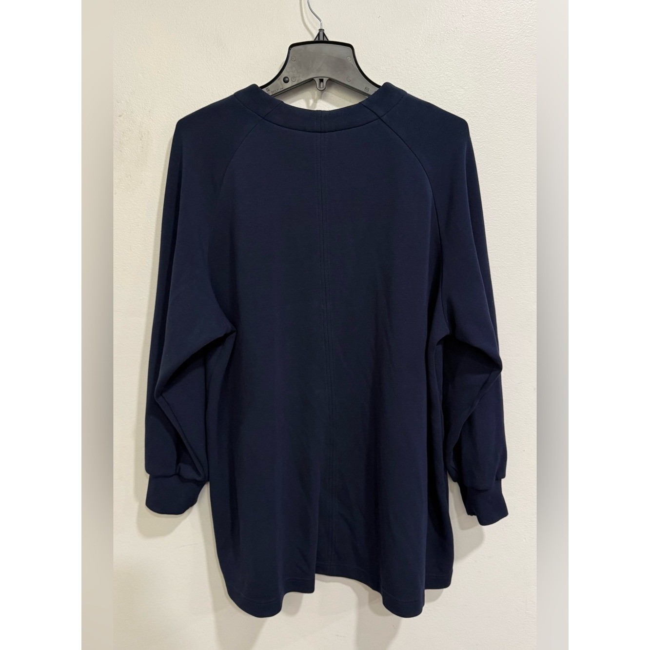 Varley Evereve Sweatshirt Jacket Women Augusta Zip Through Navy Doublesoft Sz M