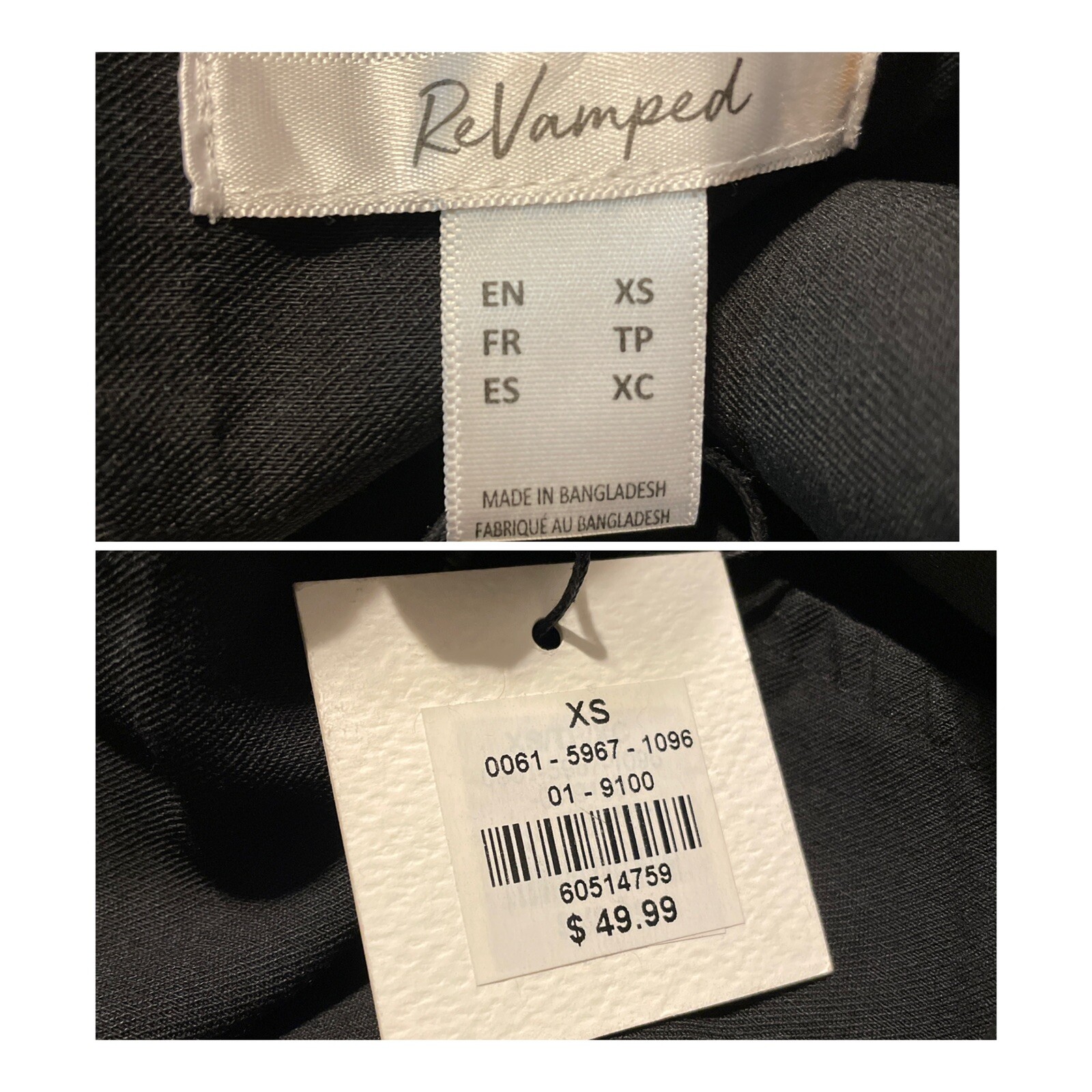 NWT ReVamped Open Jacket Shrug Tie Belt and Drawstring Bottom. Slash Pockets XS