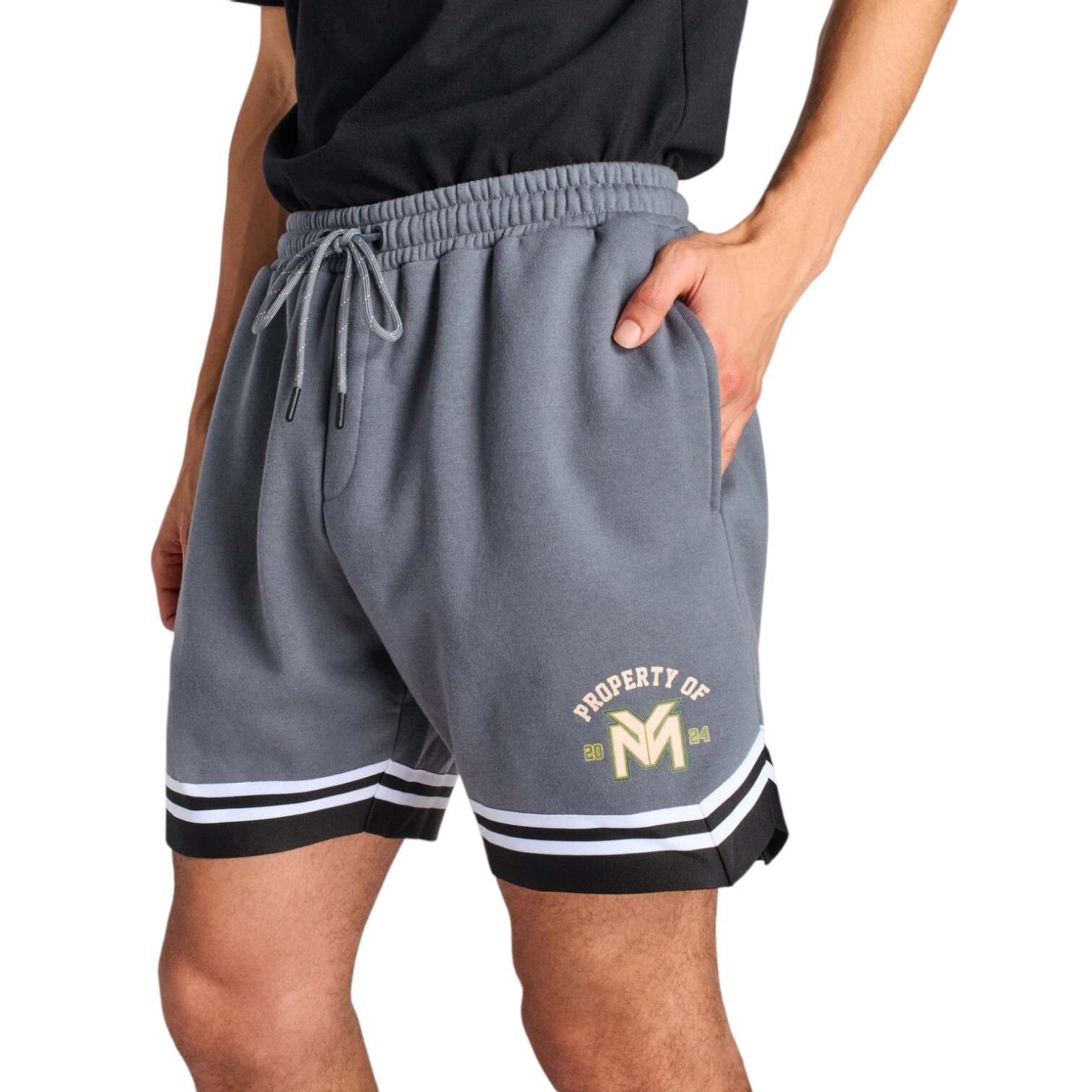 Lil Wayne Young Money Basketball Shorts Gray Weezy YMCMB Men’s Size 2XL XXL
