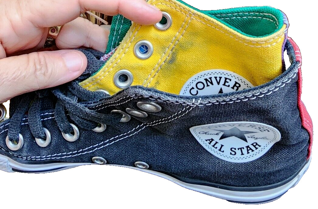 Converse Chuck Taylor All Star Double Upper Hi Sneaker Multicolor EU39 US M6 W8
