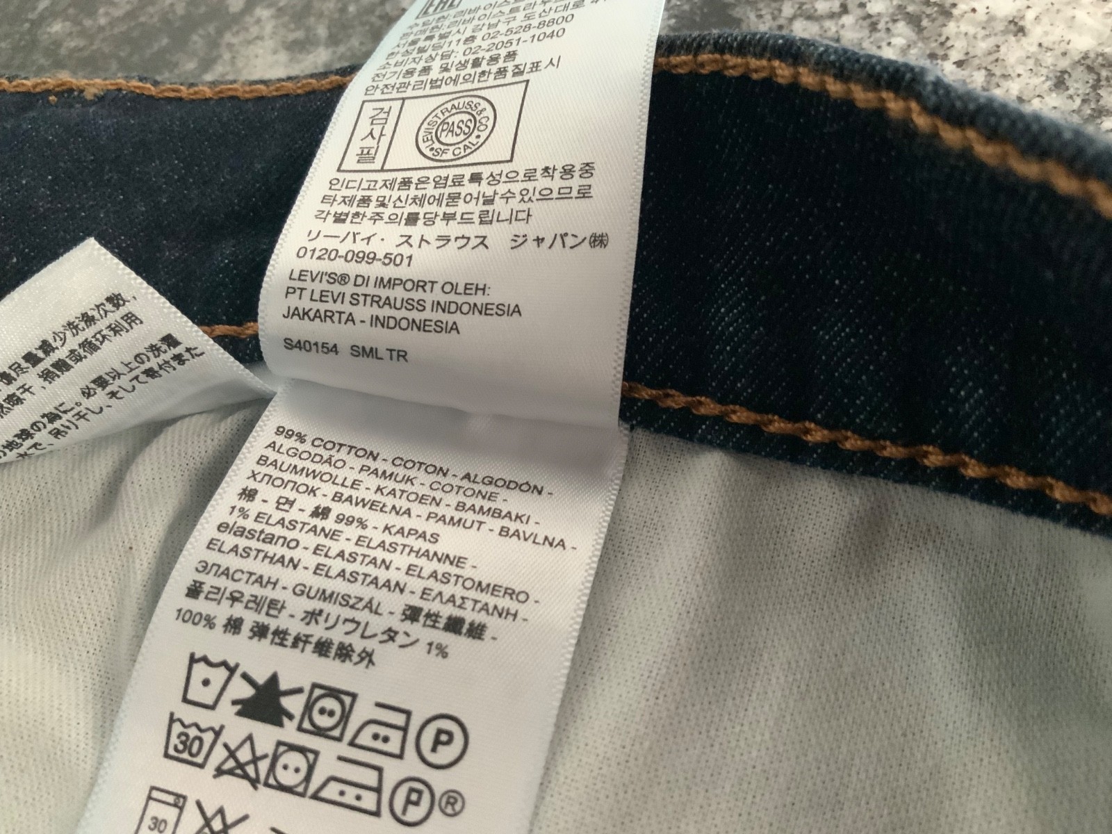 Levi’s 541 Athletic Taper Jeans Mens 46×30 Big & Tall Medium Blue Stretch Denim