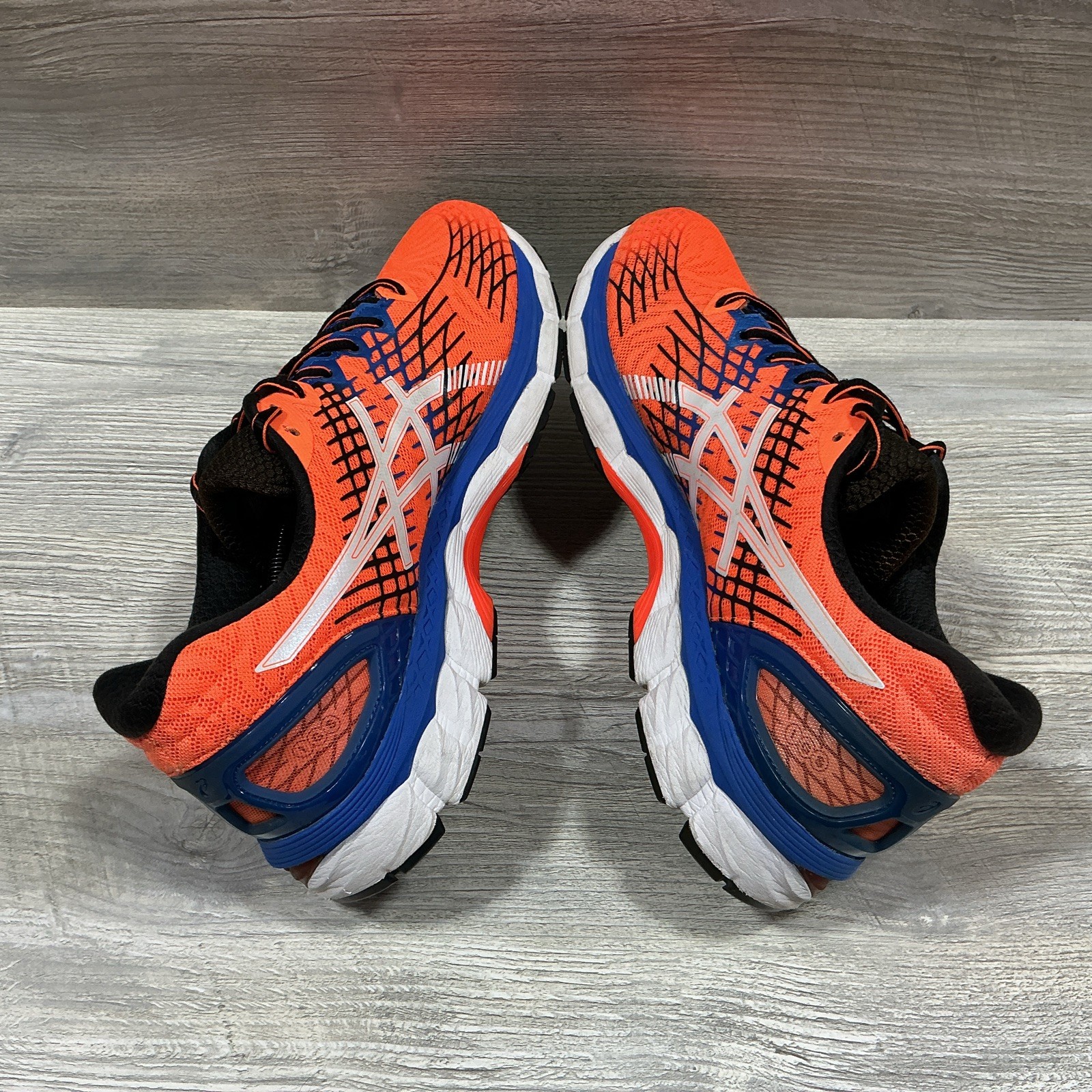 ASICS Gel Cumulus 17 Running Shoes Men’s Size 14 Sneakers Low Mesh Orange T507N