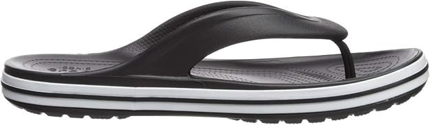 CROCS Unisex Bayaband Flip Flop Sandal, Black, M9/W11 – Brand New