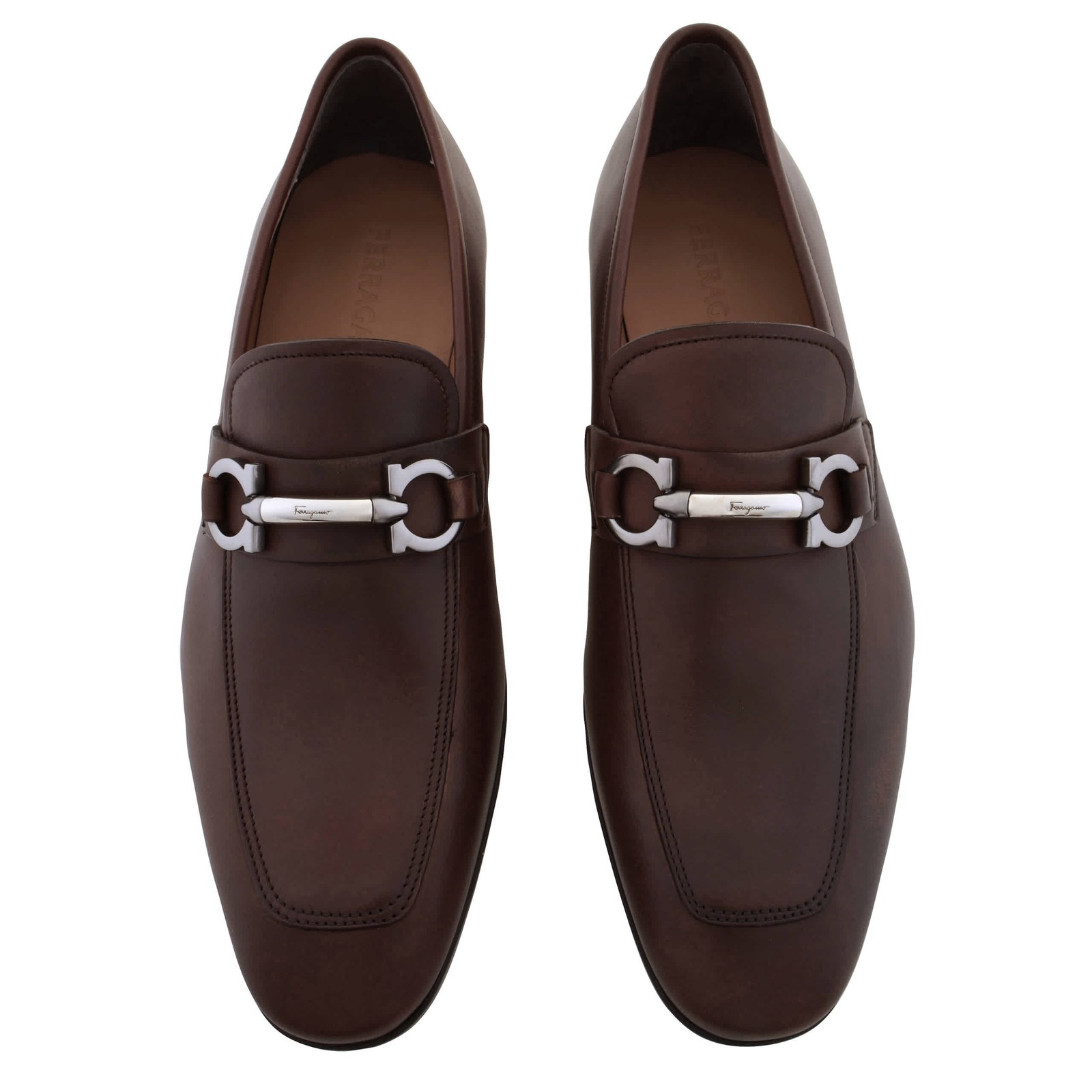 Ferragamo Benford Gancini Bit Loafers
