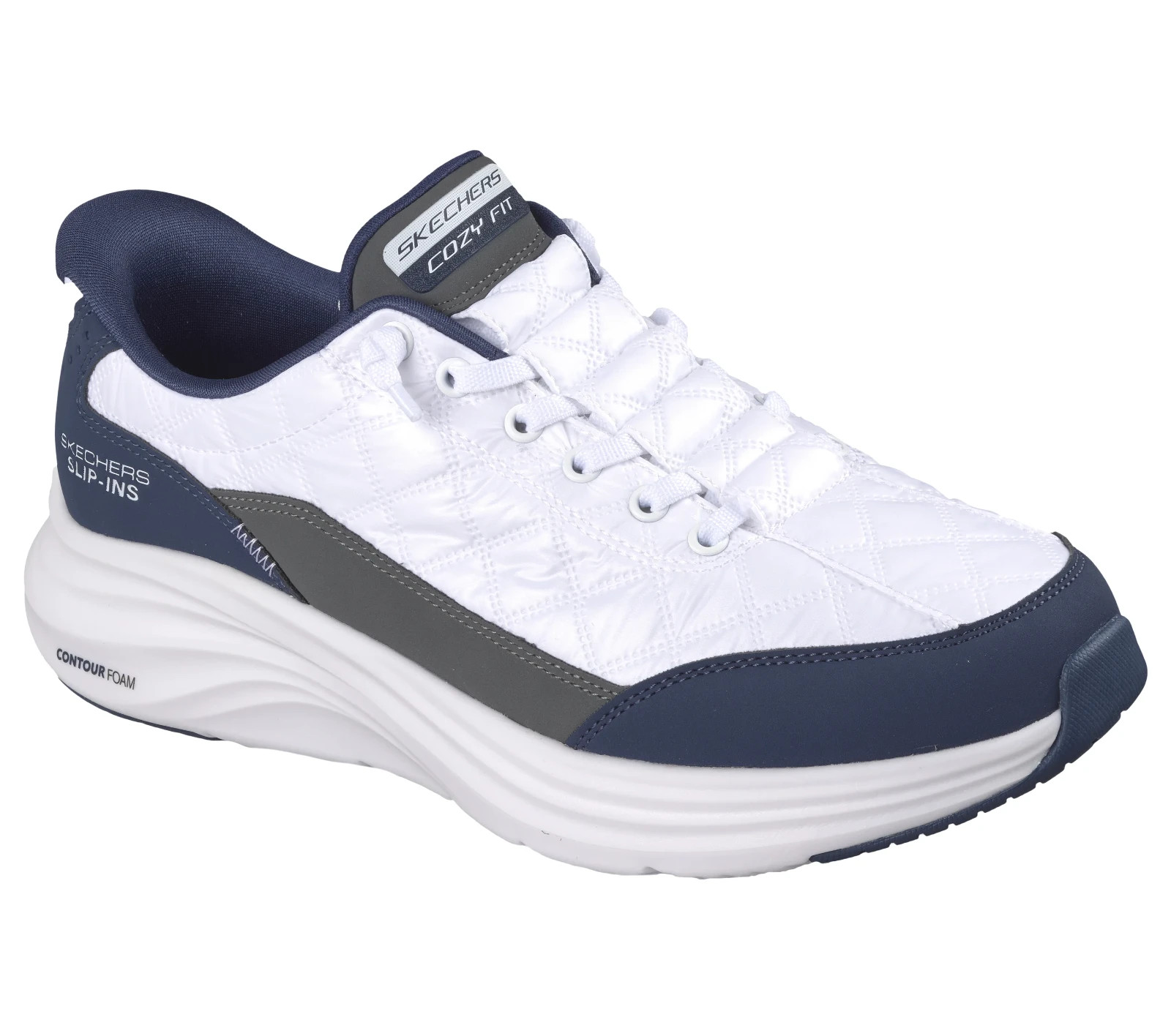 Men’s Skechers Slip-ins: Contour Foam – Cozy Fit Shoes Wide Width/2E