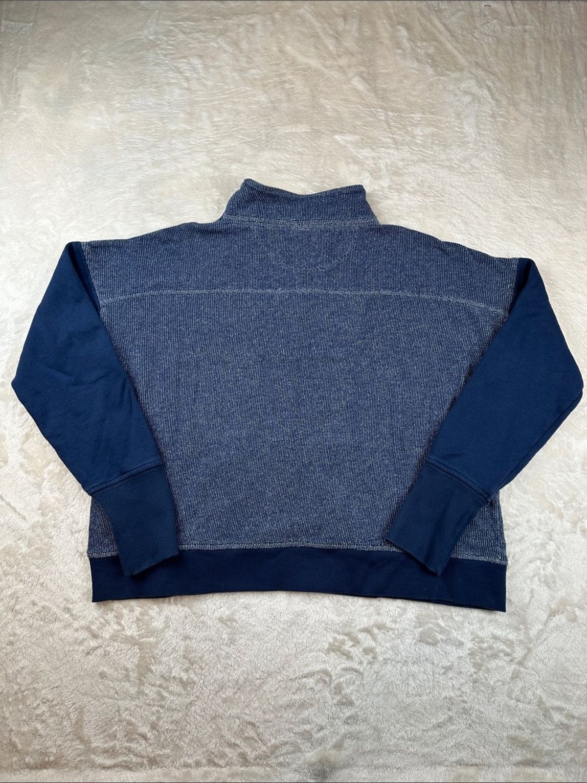 Vineyard Vines Size XL Men’s Two-Tone Navy Half-Zip Pullover | Casual | Comfort