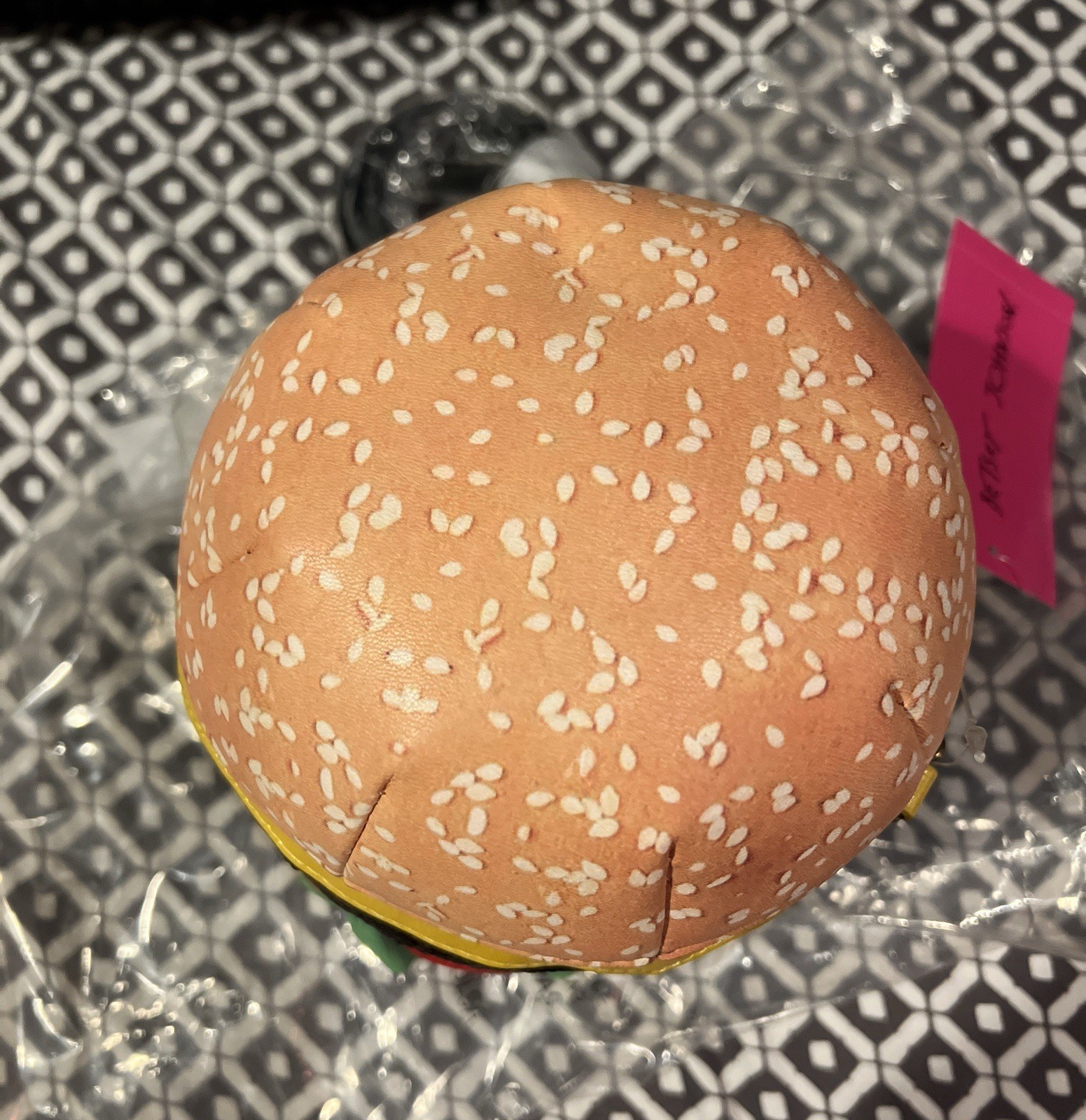 Betsey Johnson Burger Bag Purse Crossbody Kitsch Nice Buns Food Lunch New W/tags