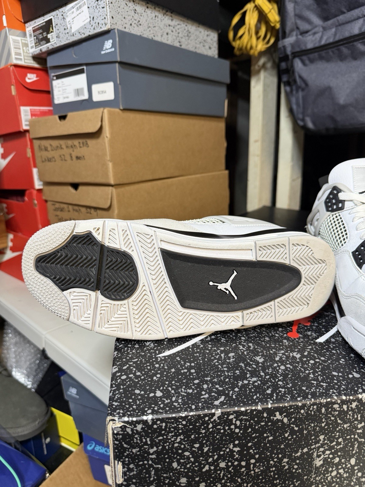 Size 10.5 – Jordan 4 Retro Mid Military Black