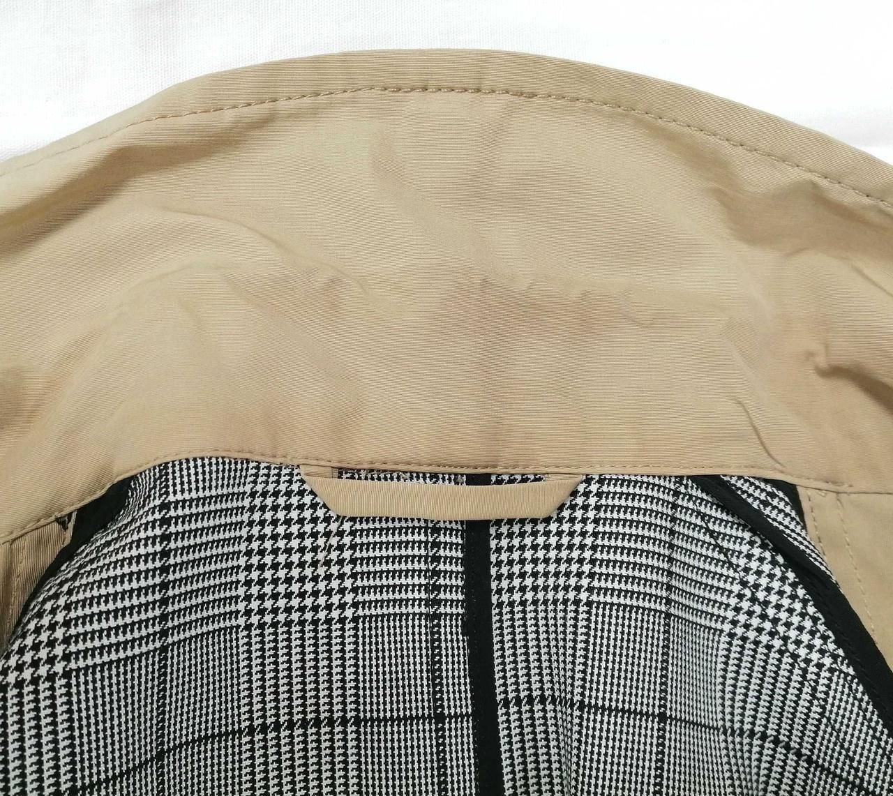 ELENDEEK Color Combination Coat 511810000001 Beige X Glen Plaid Used