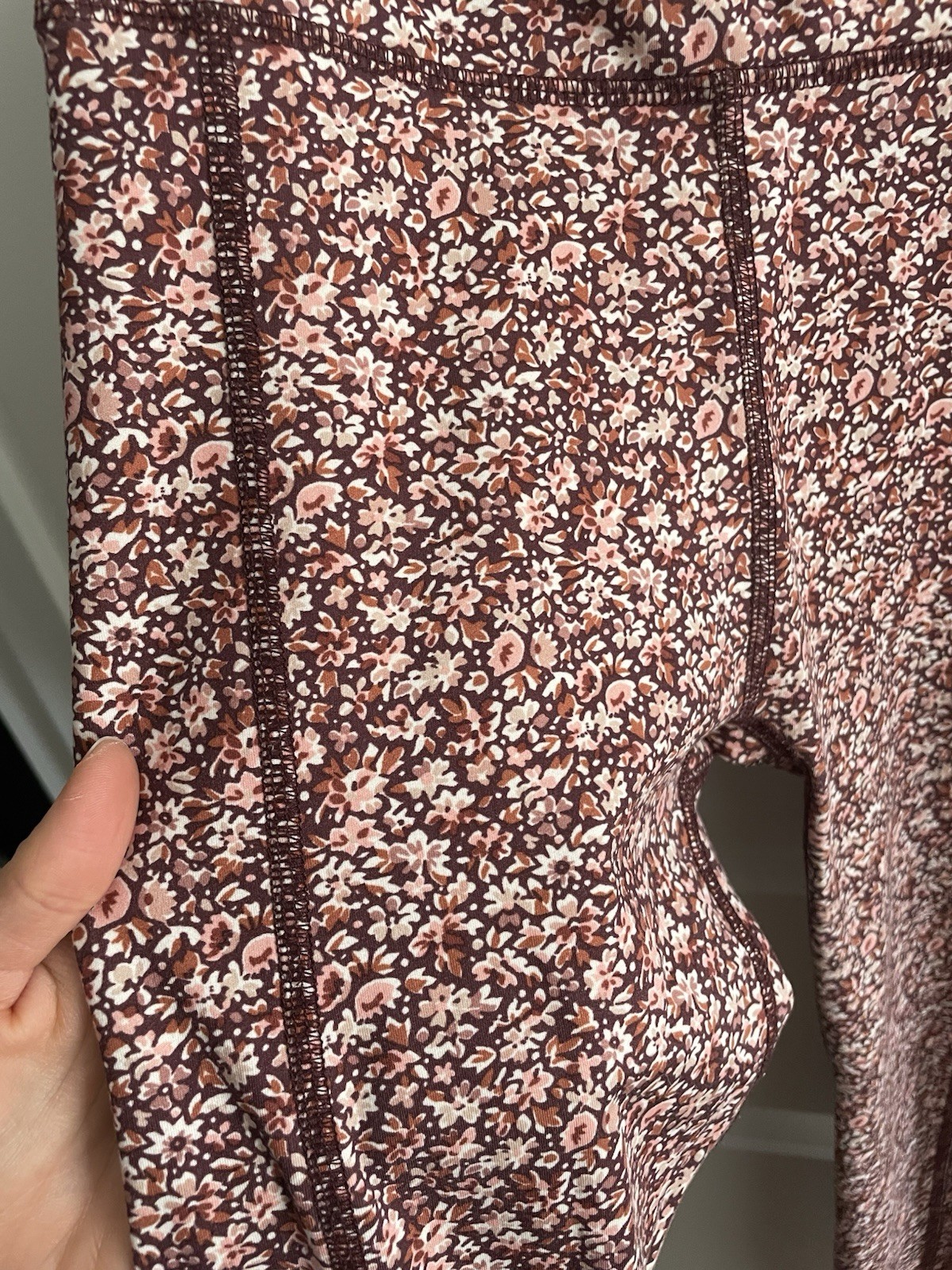 Madewell MWL Floral 2-Piece Workout Set High Waist Leggings & Bra XS