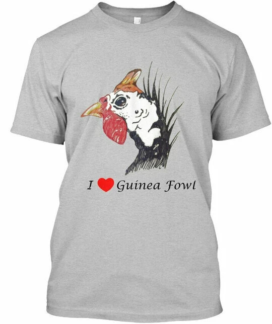 SALE!!! I Luv Guinea Fowl Premium T-Shirt Bird Lover Animal Graphic Tee