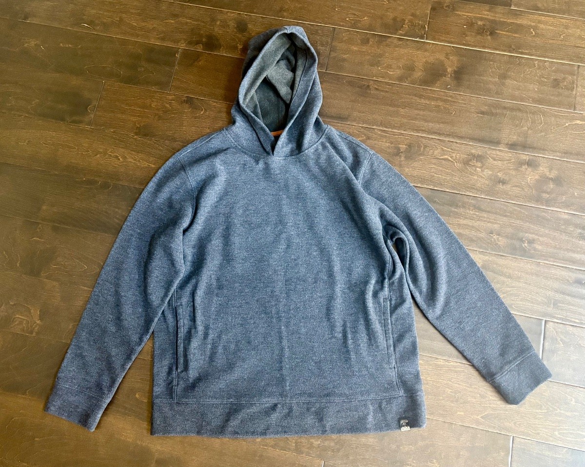 JACHS NY Men’s Hoodie Pullover Fleece Size L Charcoal Gray