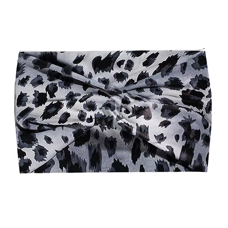Widening 18CM Stretch Printed Sports Sweatband Headband Headscarf Hairband Hair