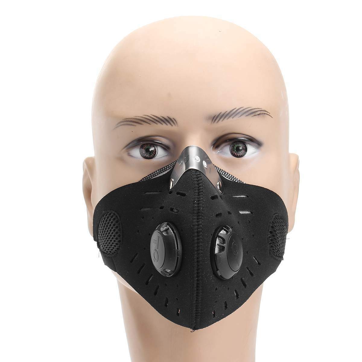 Anti Pollution Face Mask with Activated Carbon Filter Military Grade Protection