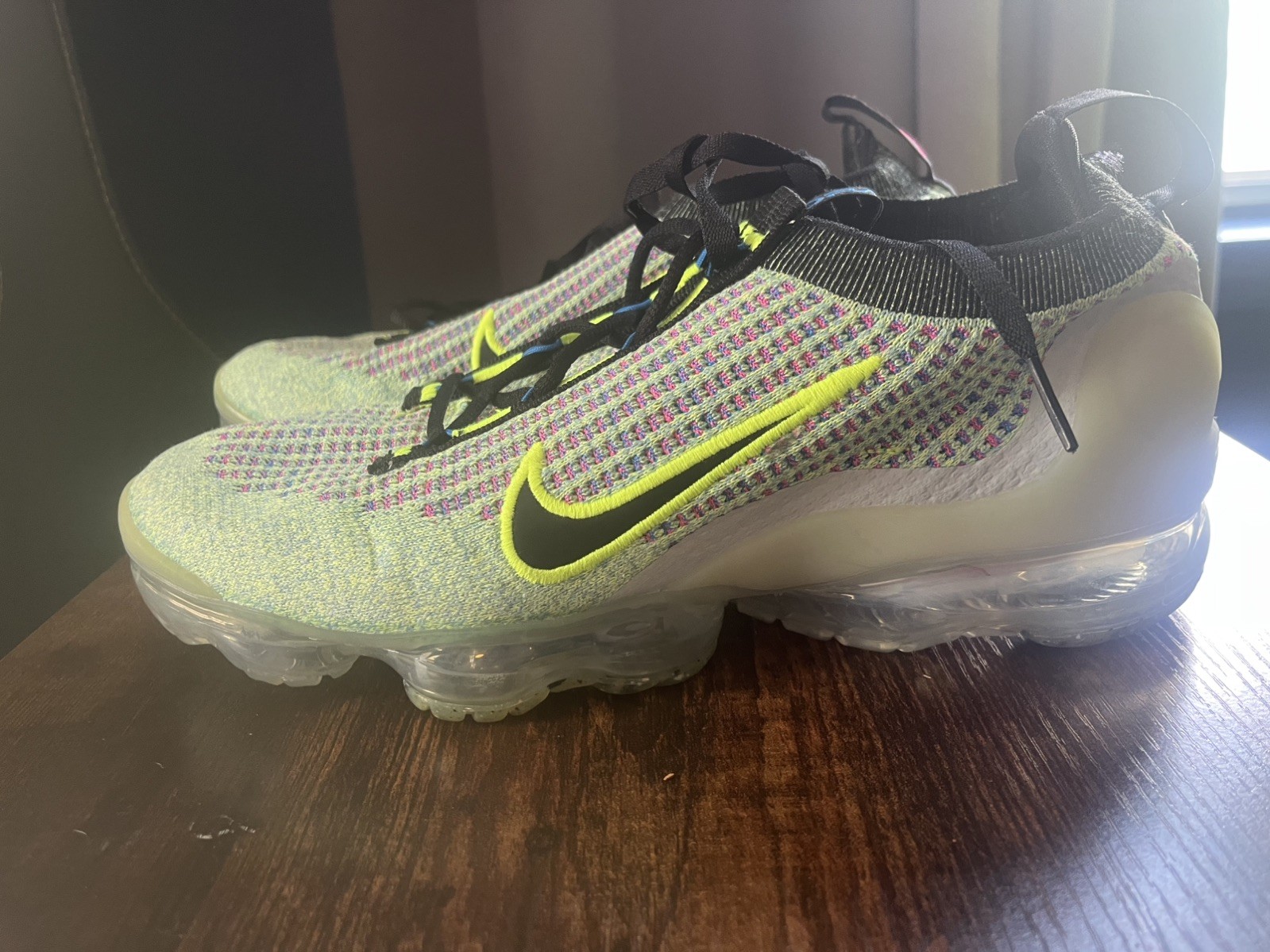 Size 10 – Nike Air VaporMax 2021 Flyknit Next Nature Volt Photo Blue