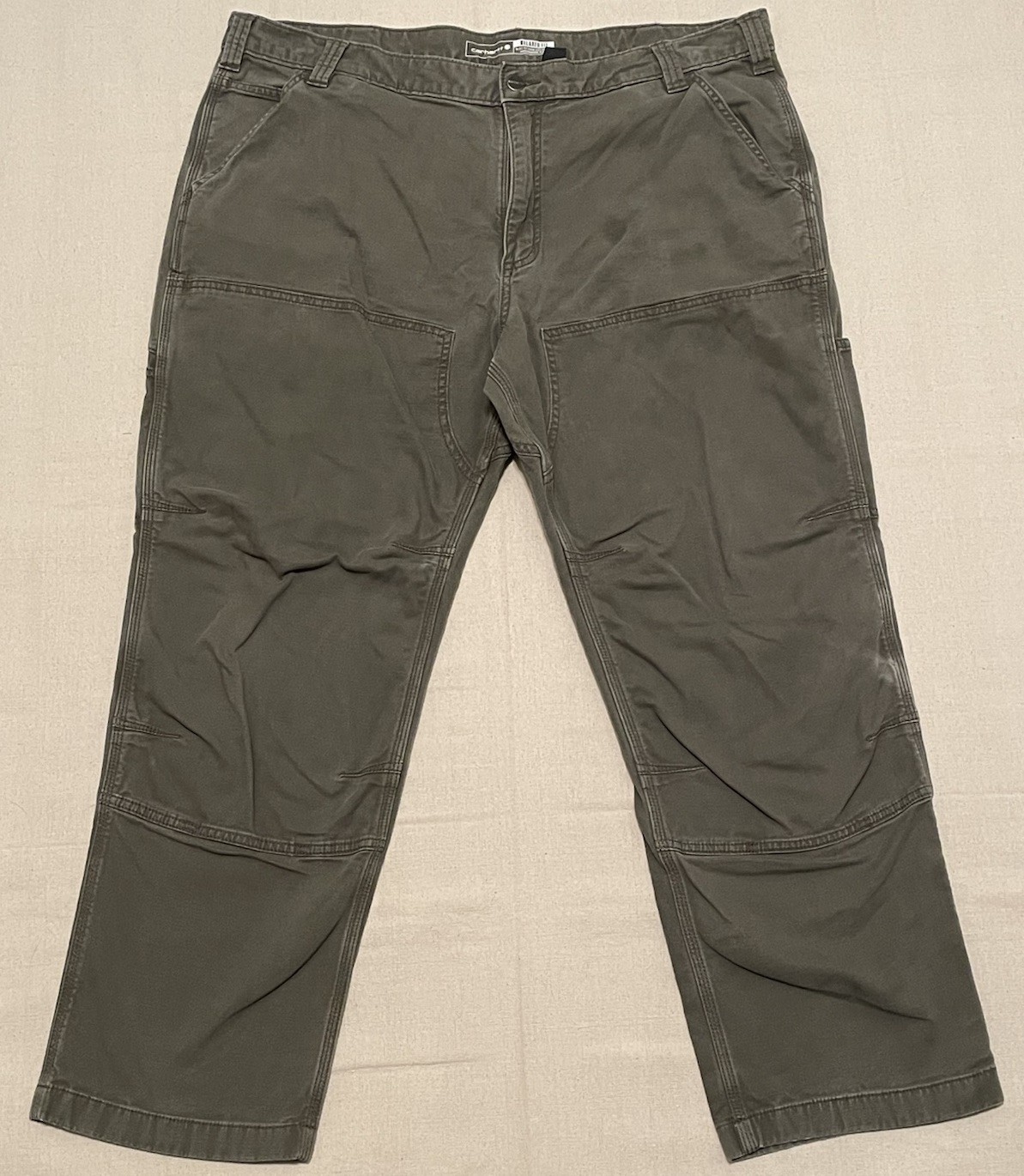 Carhartt Double Knee Workwear 102802-217 Relaxed Fit Pants Men’s Sz 42×30(28)
