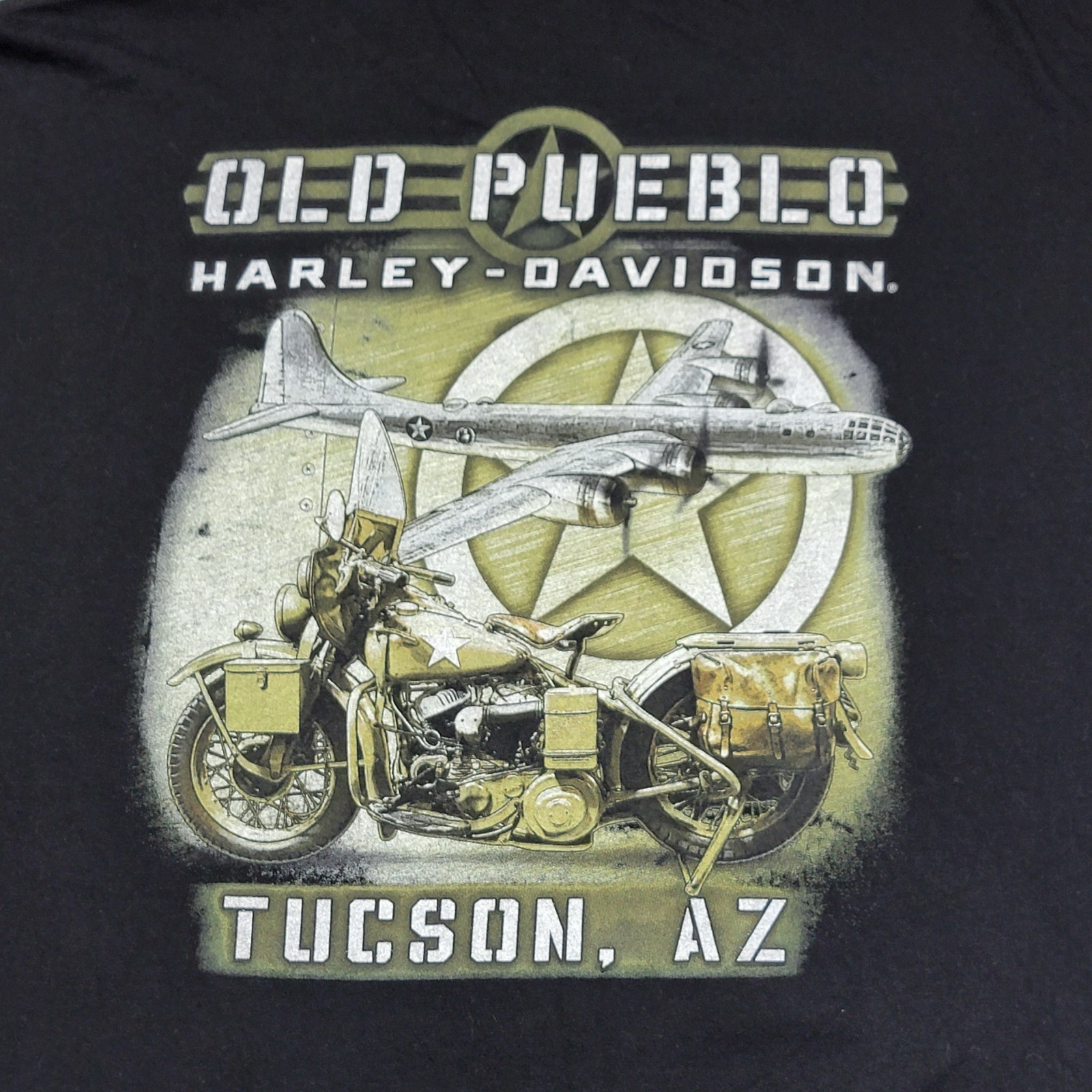 Harley Davidson Evil Clown Joker Biker Tuscon AZ Military 2015 Men’s 3XL XXXL
