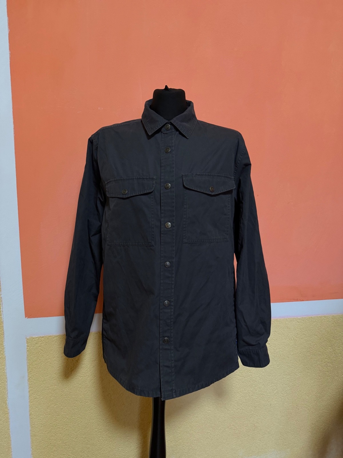 Fjallraven Signi G-1000 Black Overshirt Regular fit Shirt Size XL