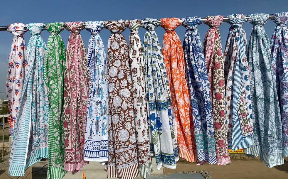 Cotton Beach Sarong Indian Hand Block Print Beach Sarongs Soft fabric pareo gift