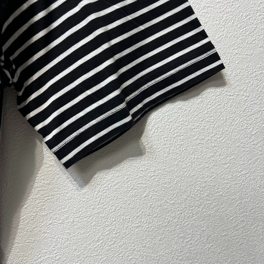 CULLNI Striped crew neck design short sleeve T-shirt 1