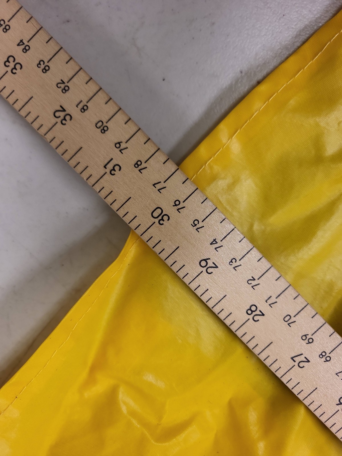 Tingley Men’s XL Yellow Raincoat Jacket Snap Front Heavy Duty Waterproof Slicker