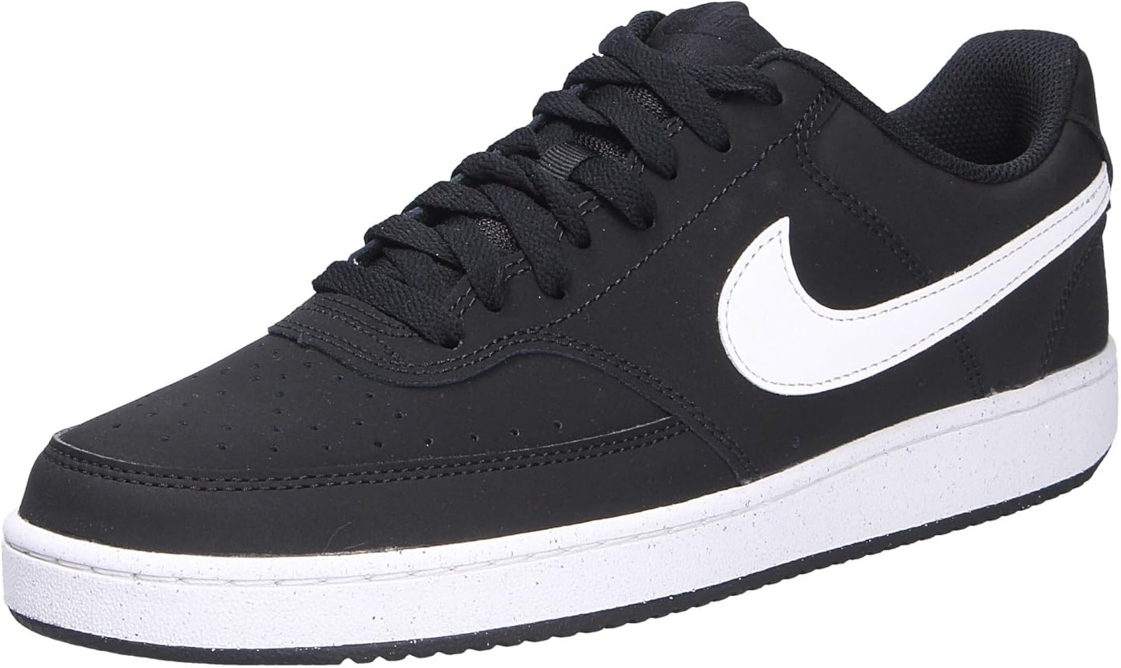 Nike Mens, Court Vision Low V2 Premium, Black/Summit White, 7 Medium – Black/Sum