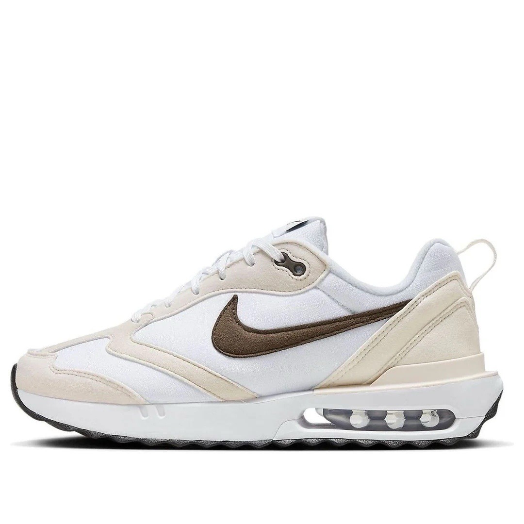 Size 9- Nike Air Max Dawn White Baroque Brown Women’s Sneakers Shoes DC4068-102