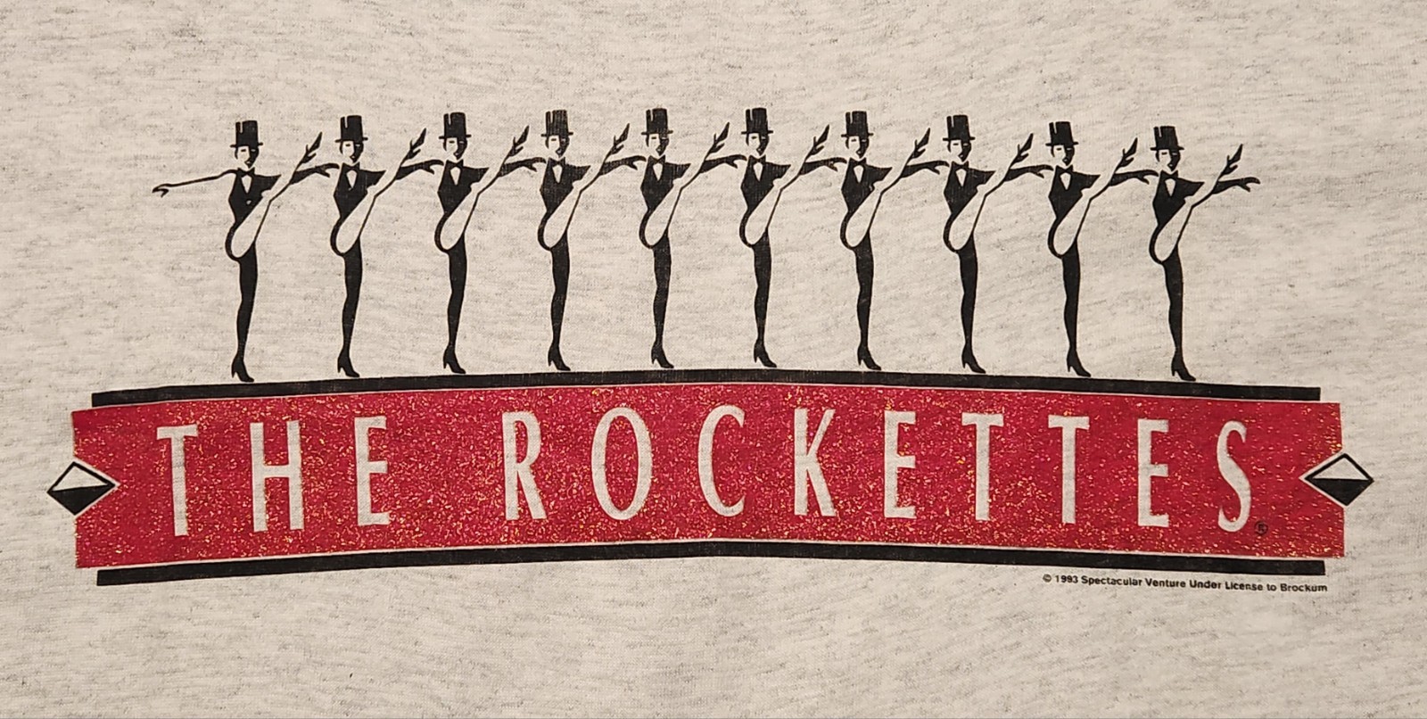 Vintage 1993 The Rockettes Single Sided XL T-Shirt Nice Condition As Pictured
