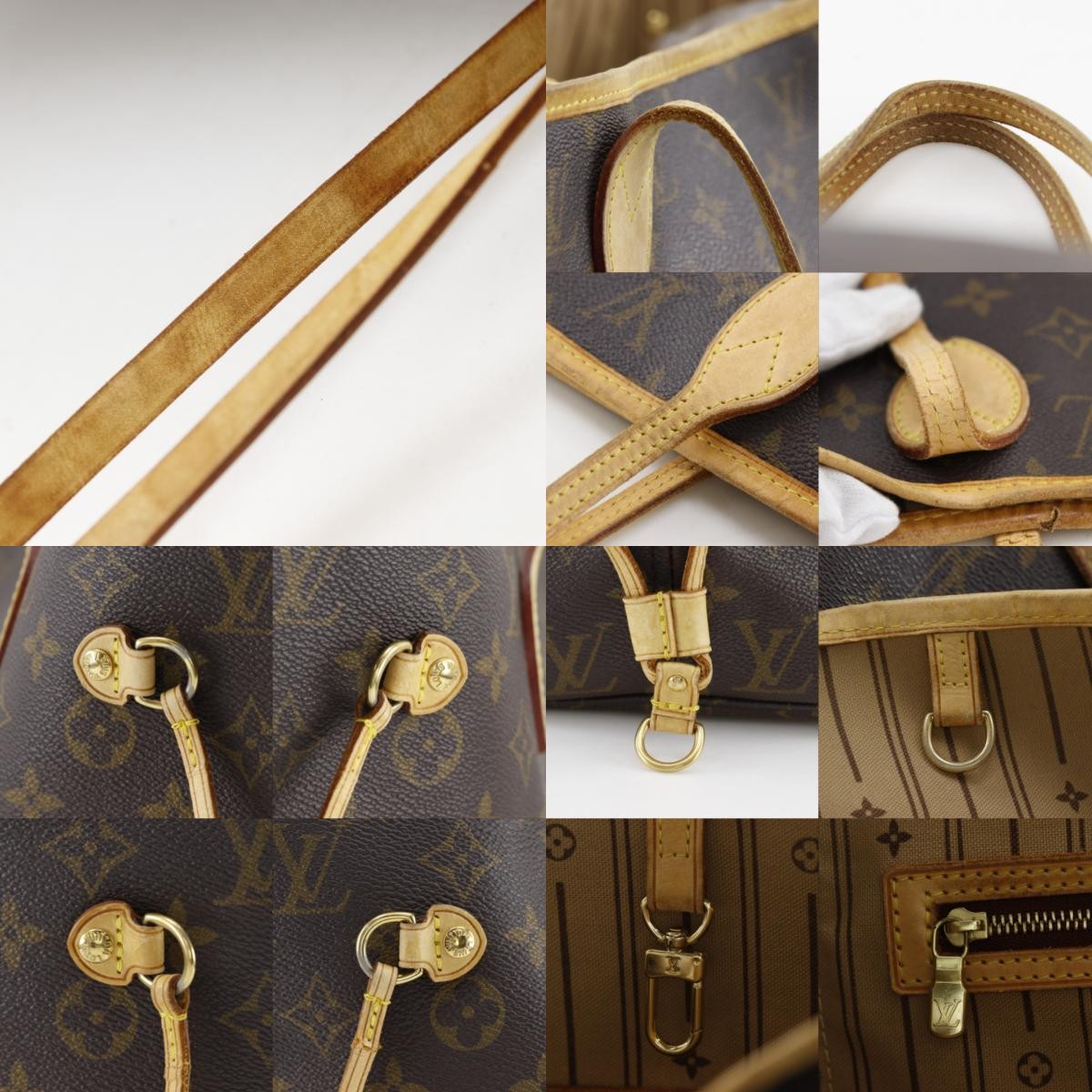 LOUIS VUITTON Neverfull MM Tote Bag M41177 Brown Monogram canvas Women
