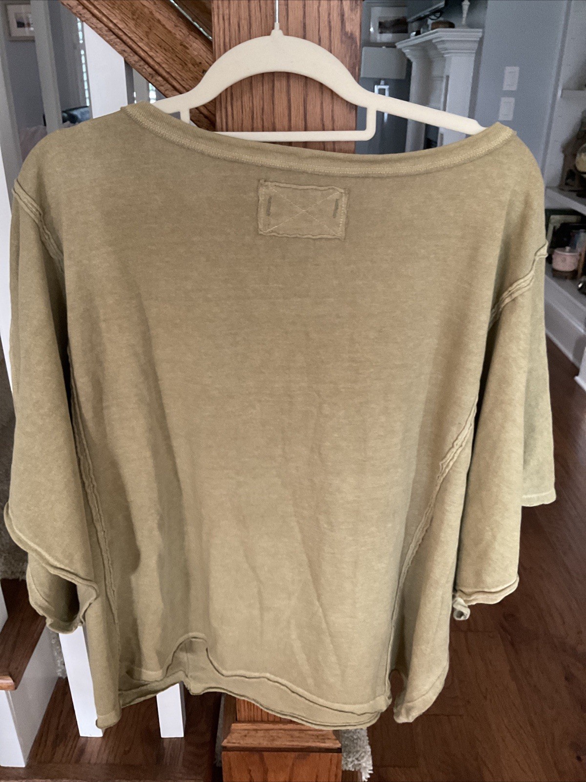 We The Free People Next Level Tee Size Large Willow MSRP $58 NWT 0123