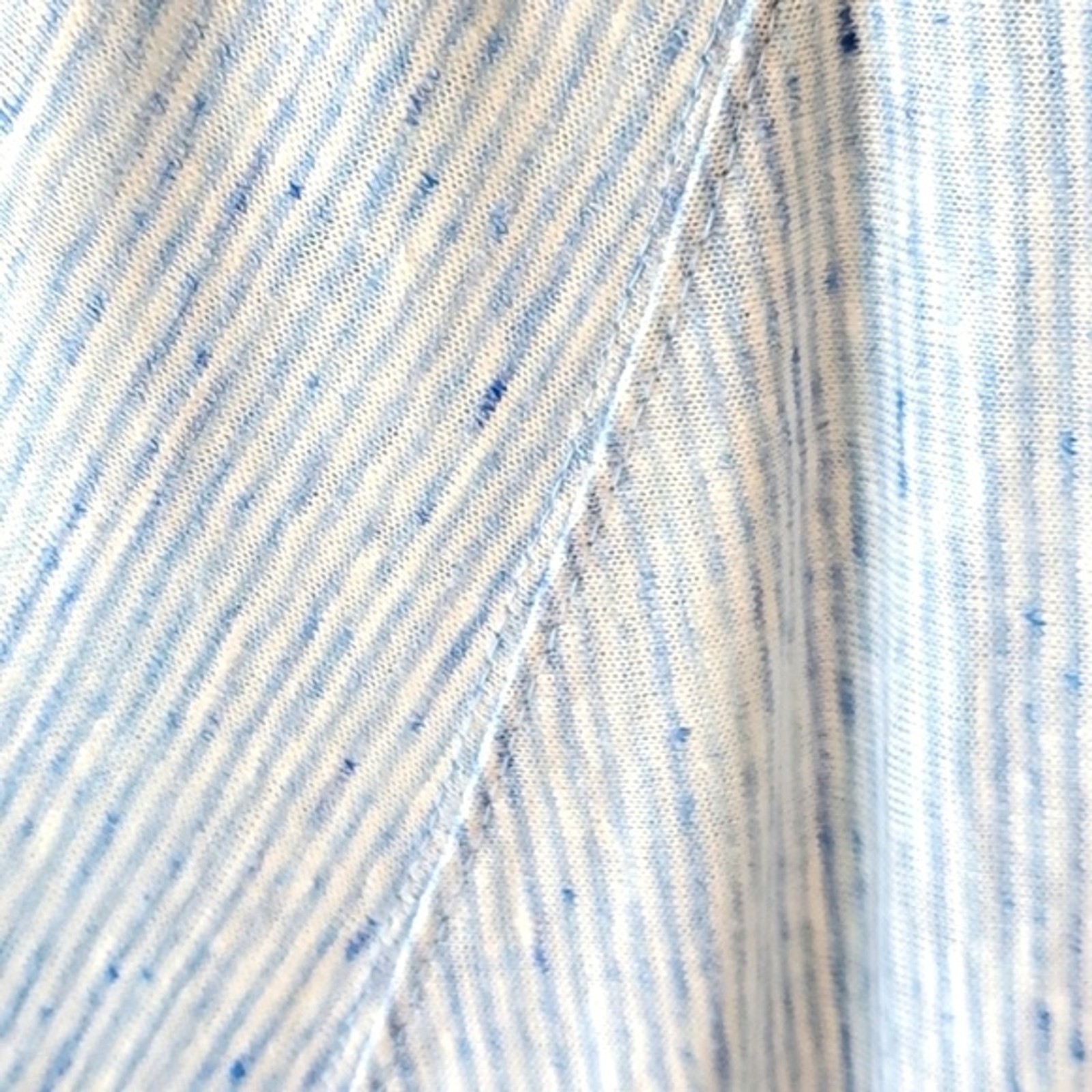 SIGRID OLSEN SLEEVELESS LINEN KNIT V-NECK BLUE TOP SIZE SMALL LAGENLOOK MINIMAL