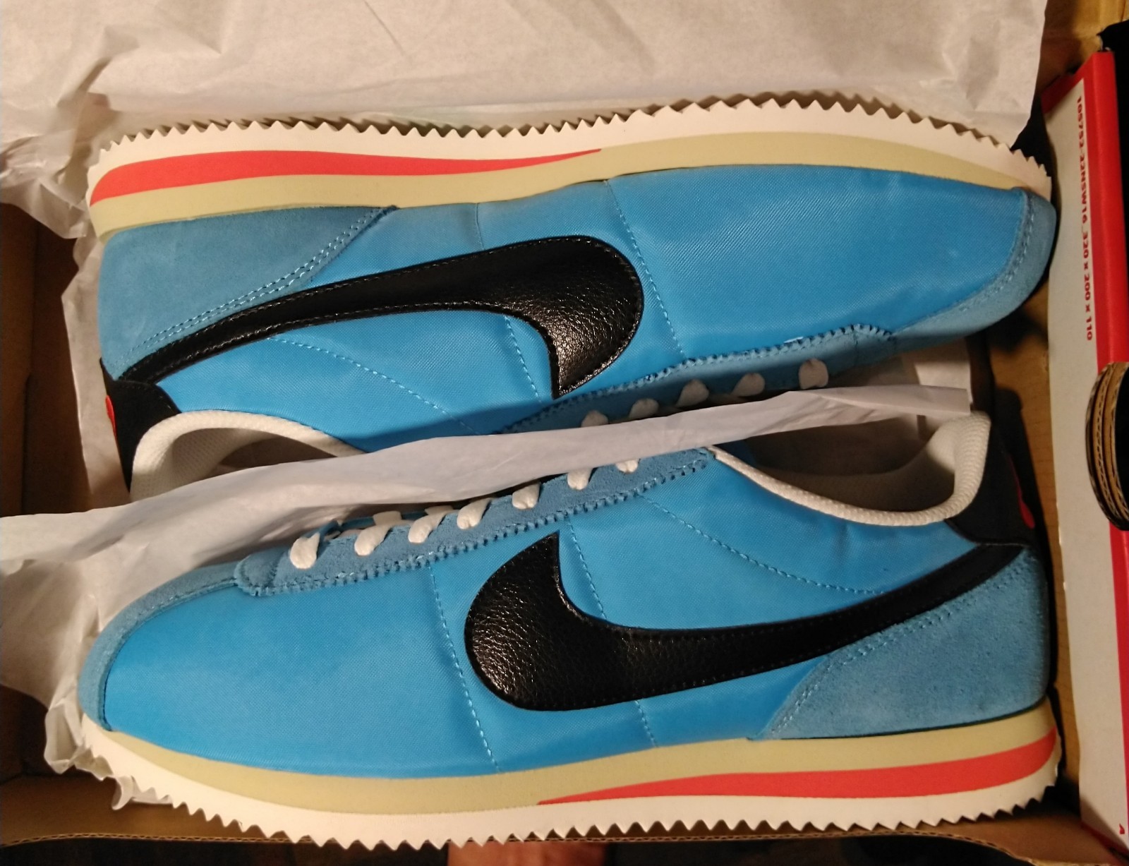Nike Cortez TXT Baltic Blue Men’s Low Top Lace-Up Nylon Sneakers HF0263-401 2024