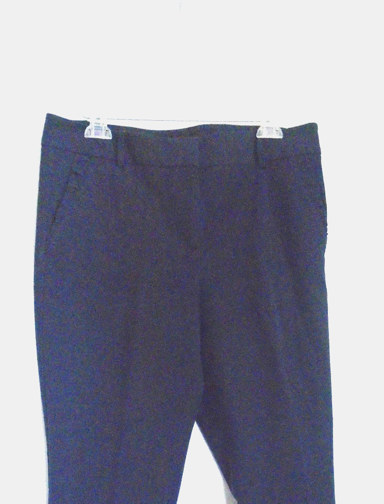 TALBOTS Dark Navy Cotton Polyester Blend Long Pants Size 12 Made in Jordan!