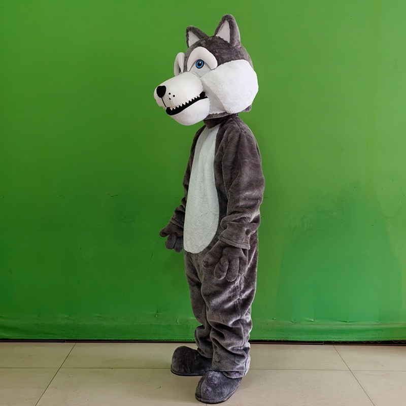 Wolf cartoon doll Mascot Costume Cartoon Cosplay Adult Fancy Dress