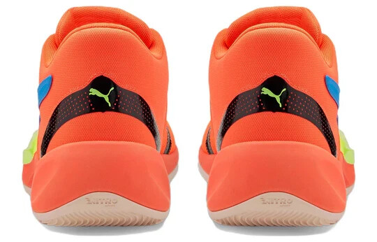 Puma US 16 Men’s Orange Black Blue Yellow Rise Nitro Basketball 377012 04 New