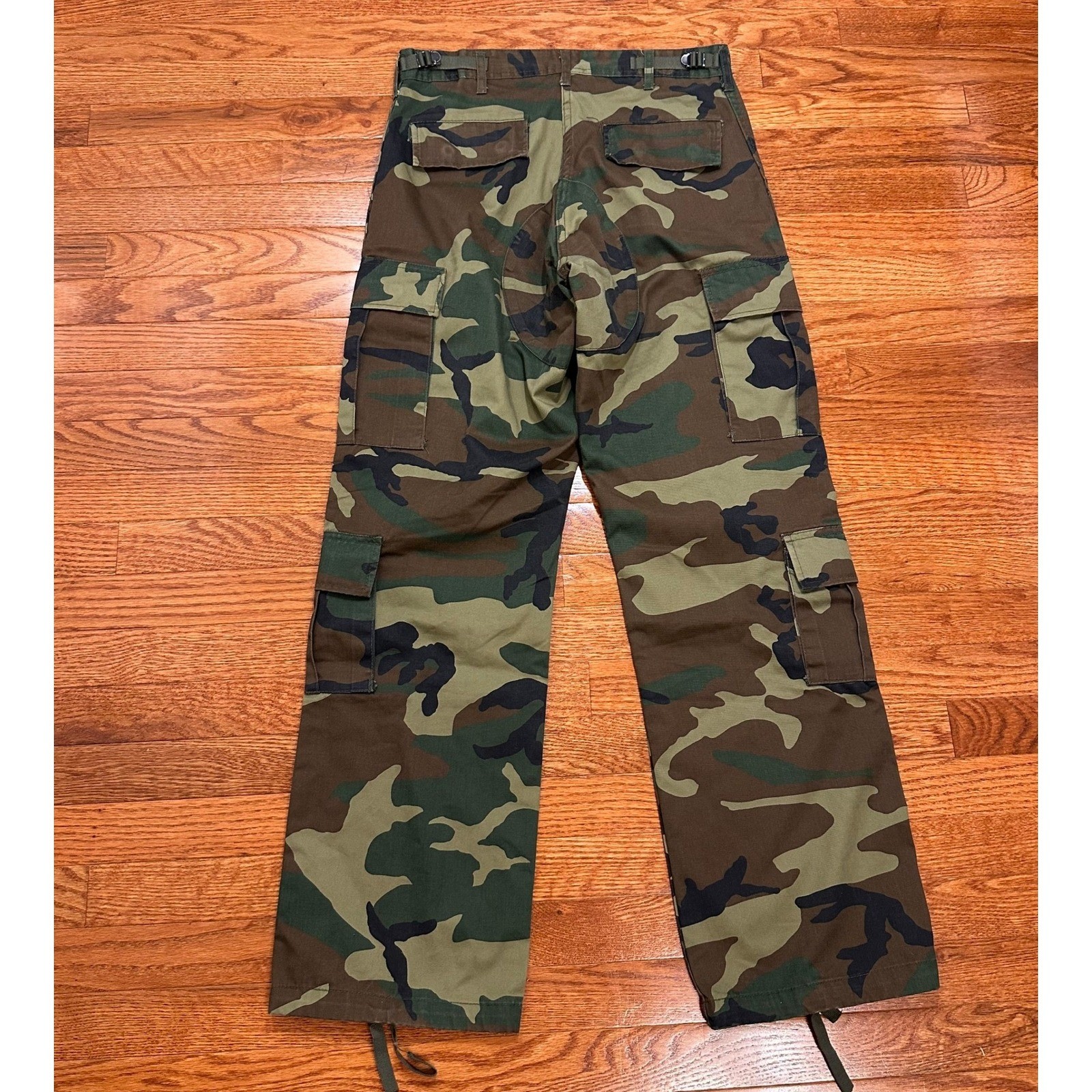 Rothco BDU Woodland Camo Cargo Pants Mens Small Regular Tactical Military