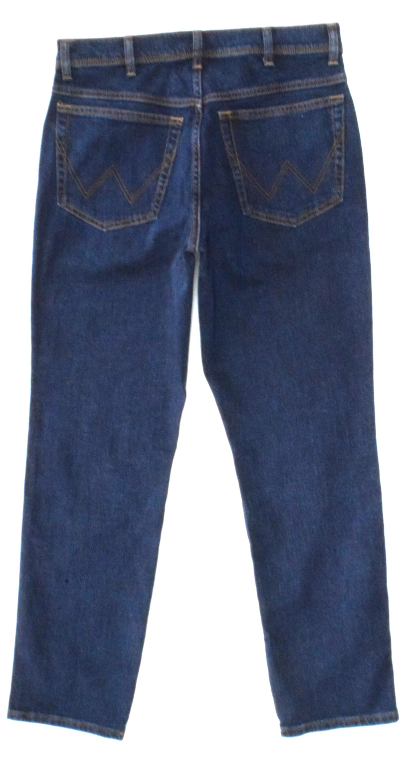 Wrangler jeans mens Texas straight fit ‘Dark Stonewash’ FACTORY SECOND WA46